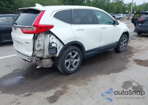 2018 Honda Cr-V Ex из США, поврежденный, VIN 5J6RW2H51JL027025